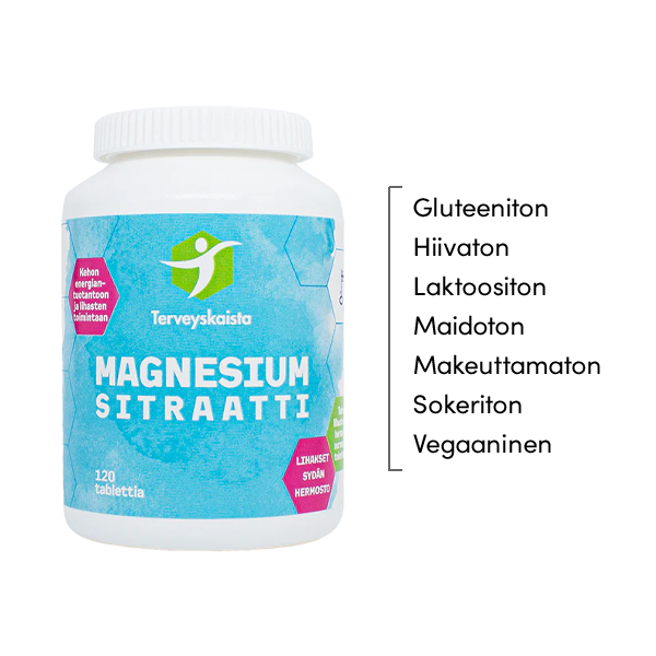 Magnesiumsitraatti + LihasTeho Magnesiumvoide 120 ml TARJOUS!